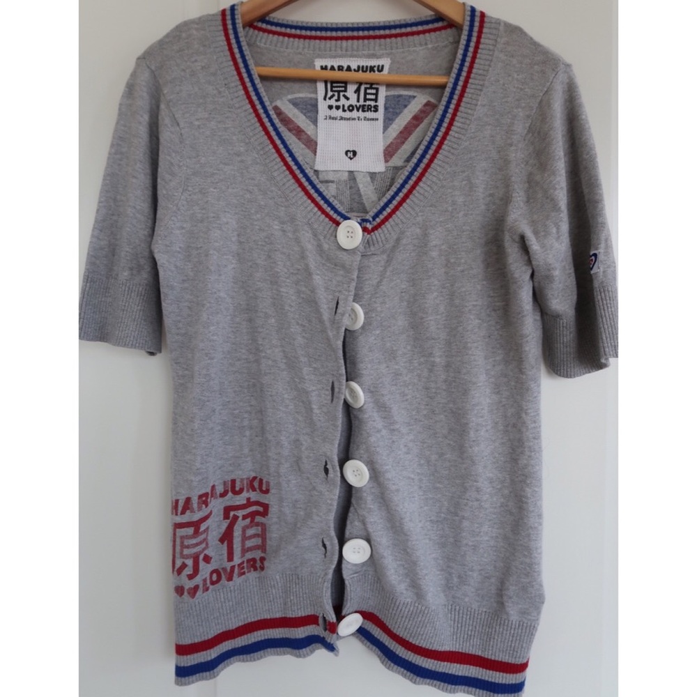 Harajuku lovers baseball button tee